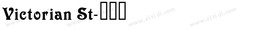 Victorian St字体转换